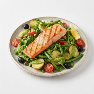 Salmon Niçoise Pesto