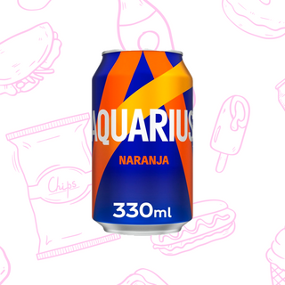 Aquarius Naranja Lata