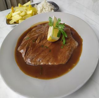 Bife à Estrela Azul