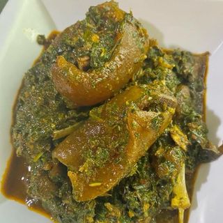 Afang Soup With Semo