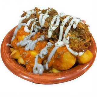 Patatas Bravas Con Carne