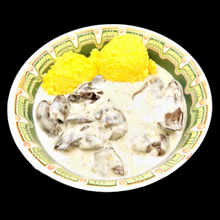 Ficatei de pui cu sos de smantana si mamaliguta