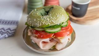 Turkey Deluxe Bagel