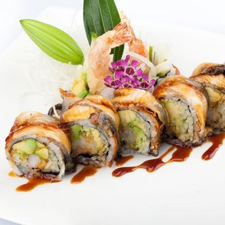 Uramaki anguila Dragón roll (8Pzs)