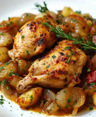Poulet Sauté + Attiéké