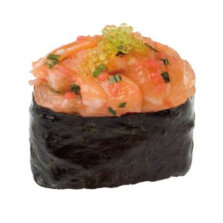 Gunkan spicy salmón
