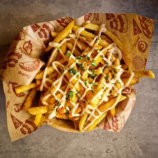 Пържени картофки с подправки (веган) (1бр)