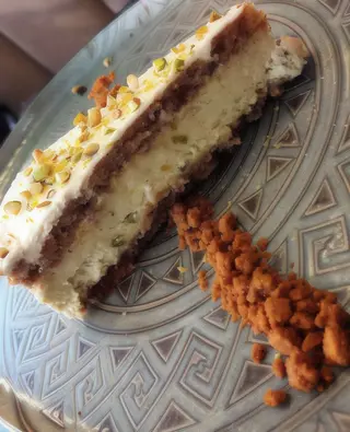 Tarta De Queso Y Pistacho