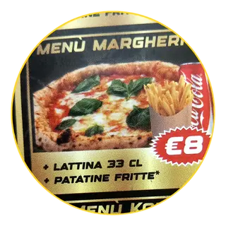 Menu Margherita