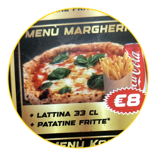 Menu Margherita
