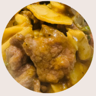 Ternera Salteada con Salsa de Curry