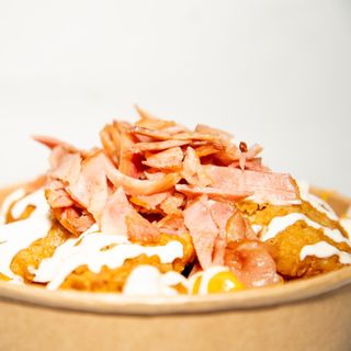 Ración De Patatas, Cheddar Y Bacon