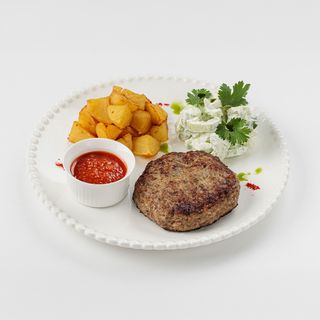 Котлета говяжья с моцареллой