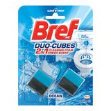Кубики для унітазу Bref «Актив» очищуючі (2*50г)