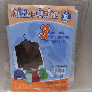 3 custodie trasparenti