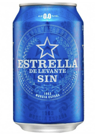 Cerveza Estrella Levante 0.00 (330 Ml.)