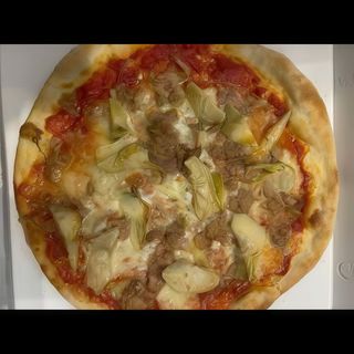 Pizza tonno e carciofi