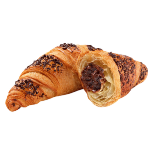 Croissant cu cacao si alune