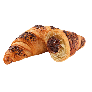 Croissant cu cacao si alune