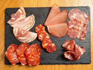 Tagliere di salumi tipici calabresi