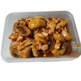 pollo con champiñones