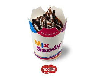 Sandy + salsa y topping ¡A tu gusto!