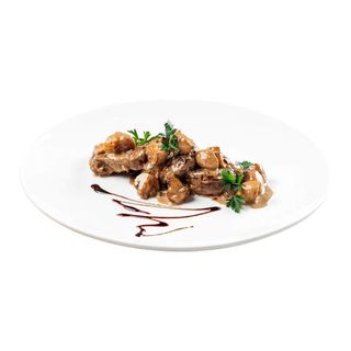 80. Ternera Con Champiñones