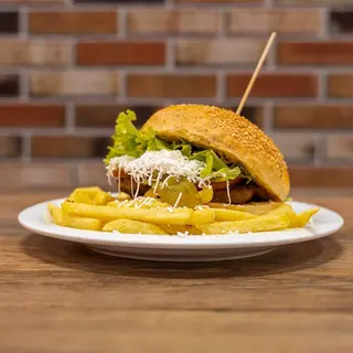 Sušački burger s krumpirićima