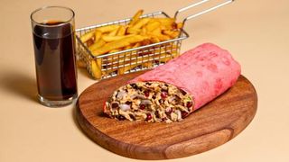 L - კომბო - კრაფტ შაურმა არაჟნითა და ტკბილ-ცხარე სოუსით (ღორი)