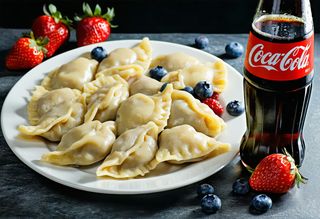 Pierogi MIX 12 + COCA-COLA 0,33 L
