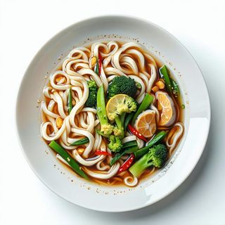 45. Udon con verdure