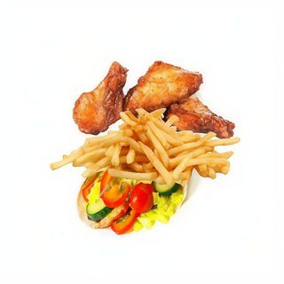 Plato de alitas de pollo