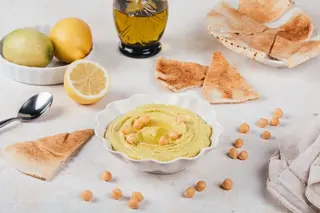 Gluten Free Hummus Moon