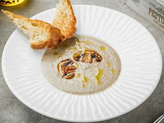 Крем-суп грибний