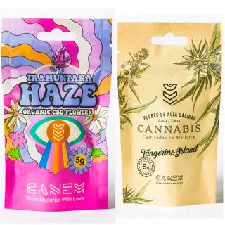 5g Tramuntana Haze + 5g Tangerine Island
