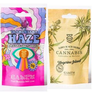 5g Tramuntana Haze + 5g Tangerine Island