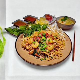 Makaron A-DONG z krewetkami