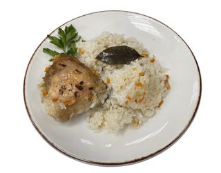 Пилешко бутче с ориз