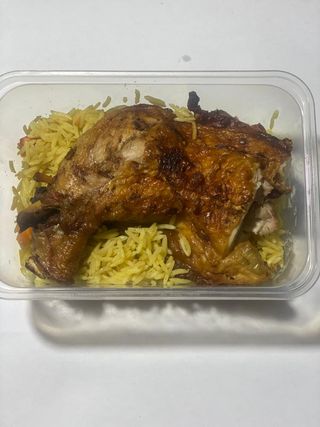 Fried rice and Chicken