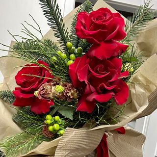Bukiet „Zimowa róża „