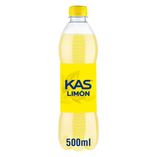 KAS Limón Refresco con gas sabor Limón Botella 500ml