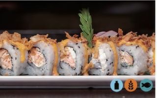 123. Crispy salmone - 8 pezzi