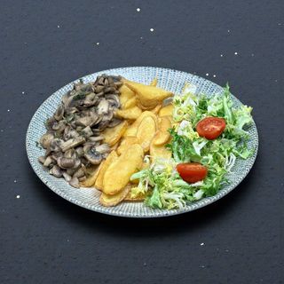 Meniu cu ciuperci si cartofi (de post)