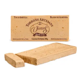 Turrón Blando de Almendra Vicens 300 Gr.