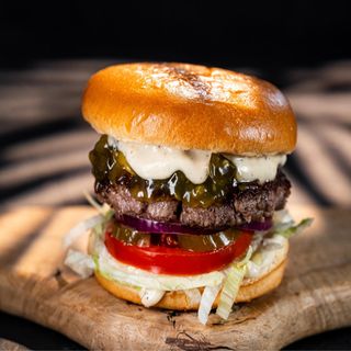 Jalapenos Fiesta Burger