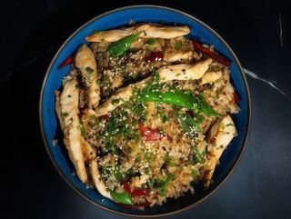 WOK z kurczakiem