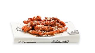 Chicken fingers med i susam