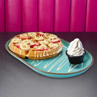 Waffle White Chocolate Indulgence
