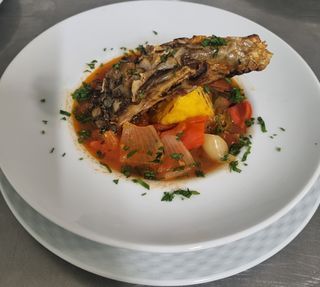 Saramura de crap cu mamaliguta