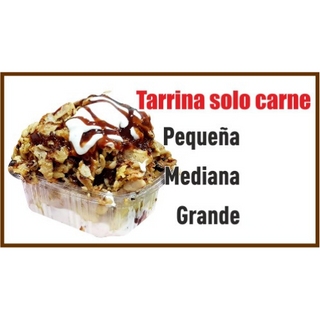 Tarrina solo Carne (Grande)